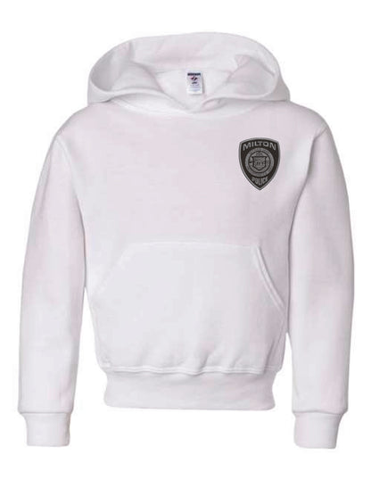 Milton Police: Youth Jerzees Hooded Sweatshirt