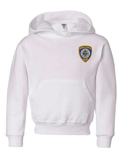 Milton Police: Youth Jerzees Hooded Sweatshirt