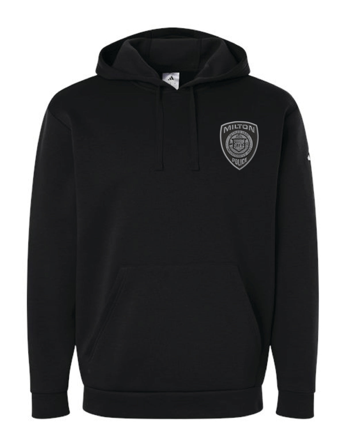 Milton Police: Adidas Unisex Fleece Hooded Sweatshirt