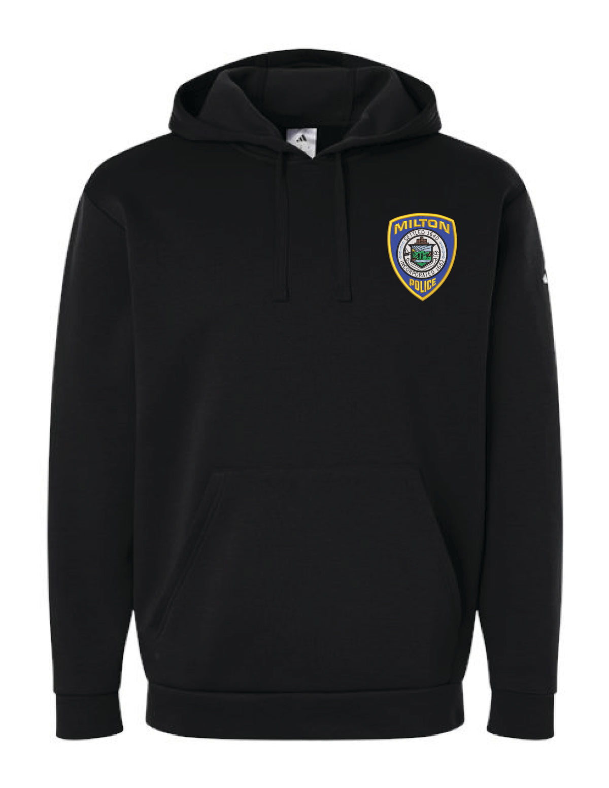 Milton Police: Adidas Unisex Fleece Hooded Sweatshirt