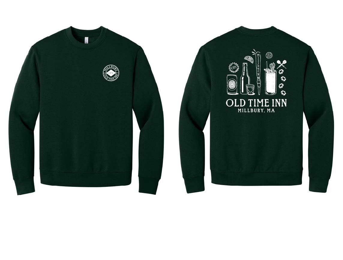 Millbury Old Time Inn: Bella Canvas Heavyweight Crewneck Sweatshirt