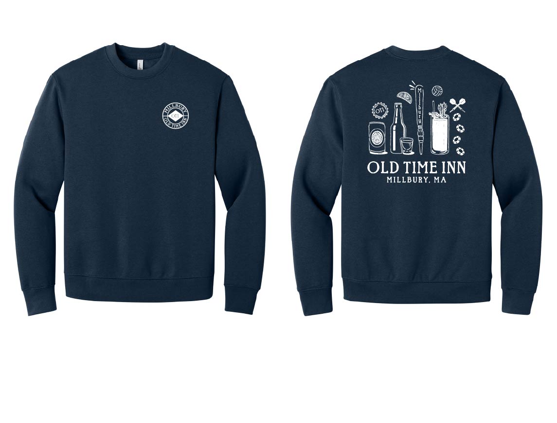 Millbury Old Time Inn: Bella Canvas Heavyweight Crewneck Sweatshirt