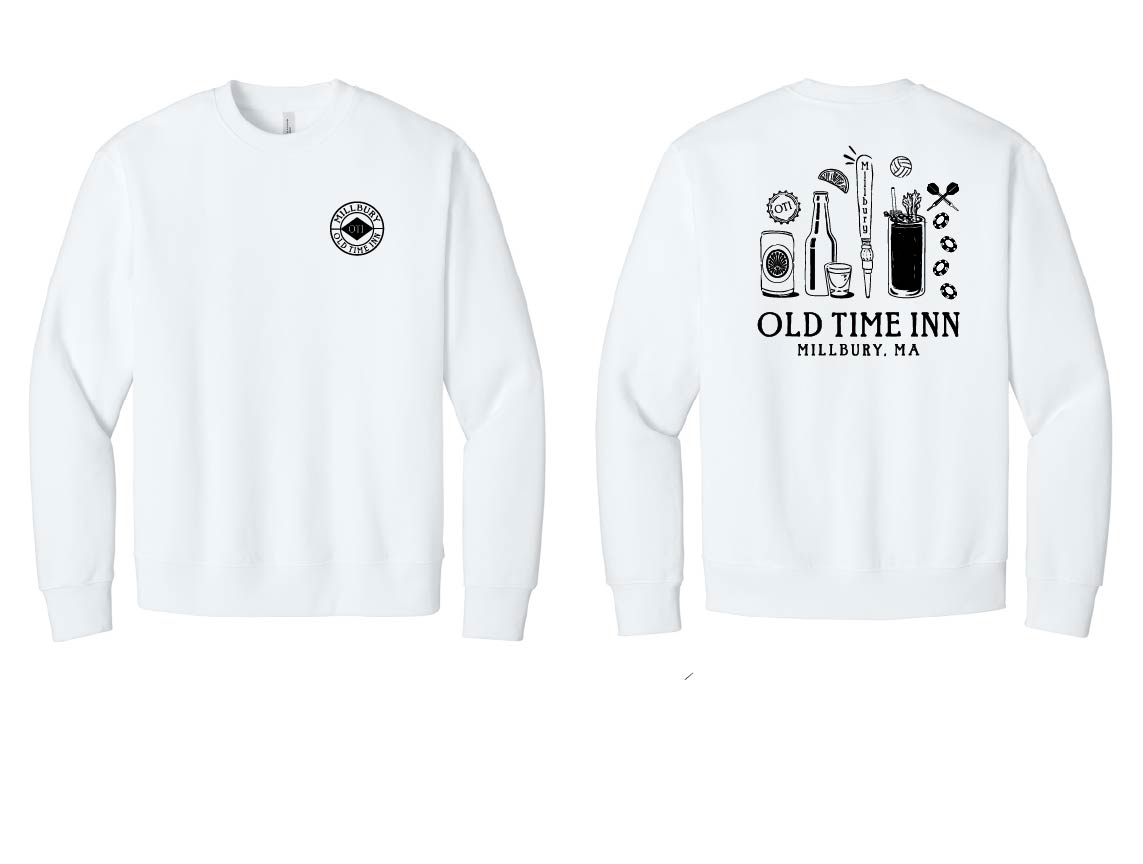 Millbury Old Time Inn: Bella Canvas Heavyweight Crewneck Sweatshirt