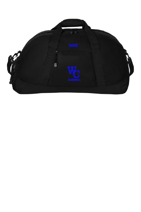 Wheaton College Baseball: Port Authority Basic Large Duffel