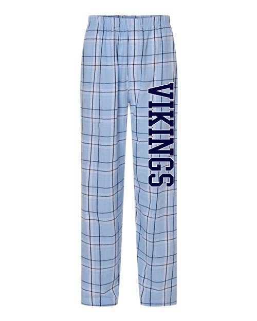 EBCCYF&C: Vikings Carolina Blue Flannel Pants