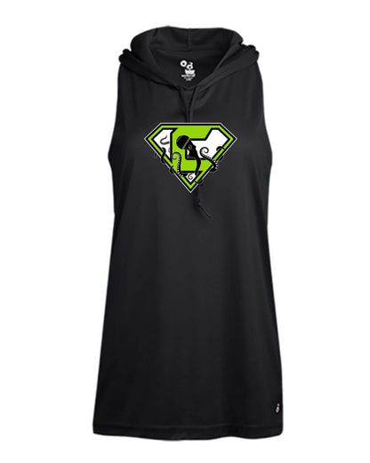 South Shore Chaos: Women's Badger Sleeveless Hooded Tank
