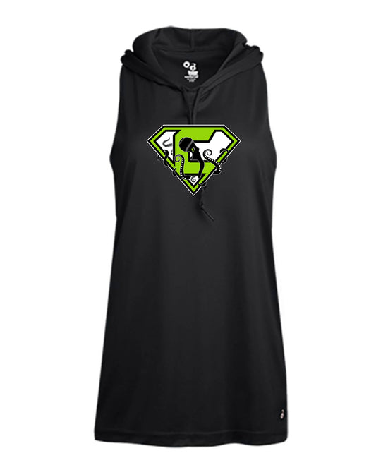 South Shore Chaos: Women's Badger Sleeveless Hooded Tank