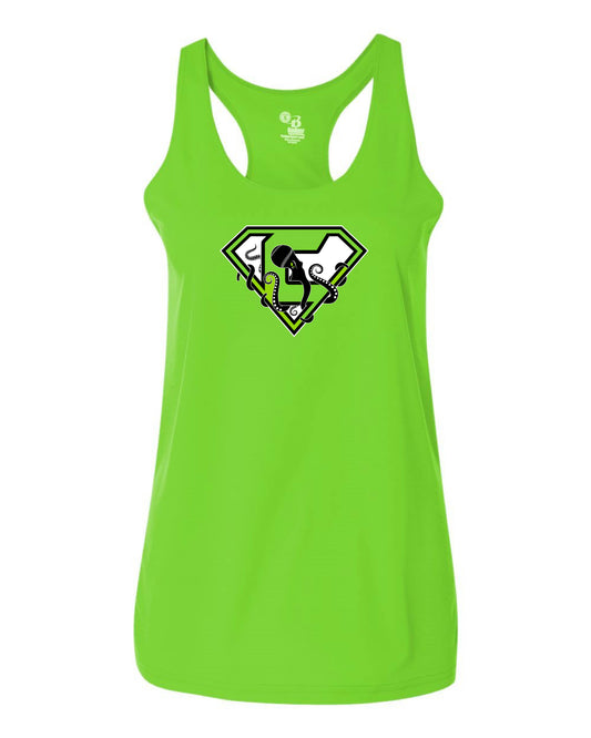 South Shore Chaos: Women's Badger Racerback Performance Tank Top