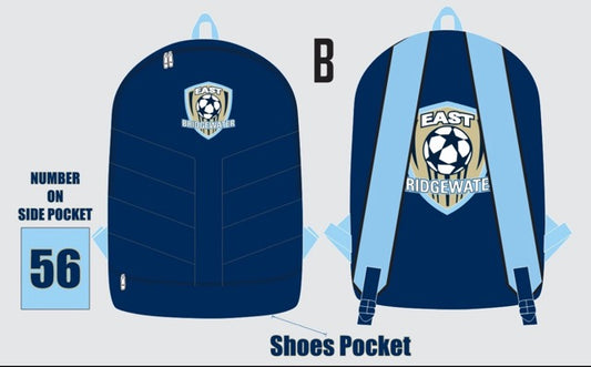 East Bridgewater Soccer Uniforms: Personalized Soccer Bag