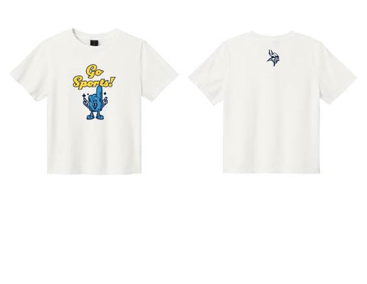 Go Vikings Sports: Women's Boxy Oversized Heavy Cotton Tee