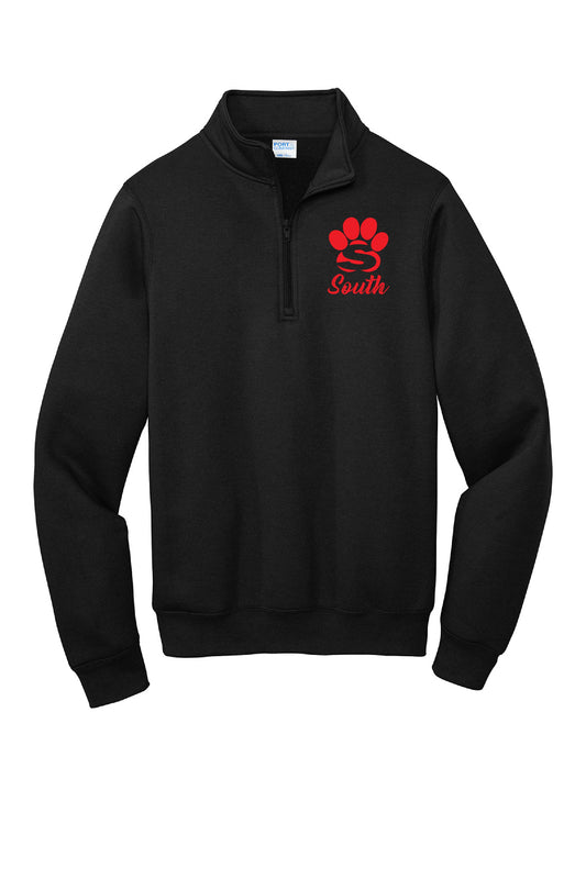 Braintree South: Embroidered Quarter-Zip Fleece Pullover