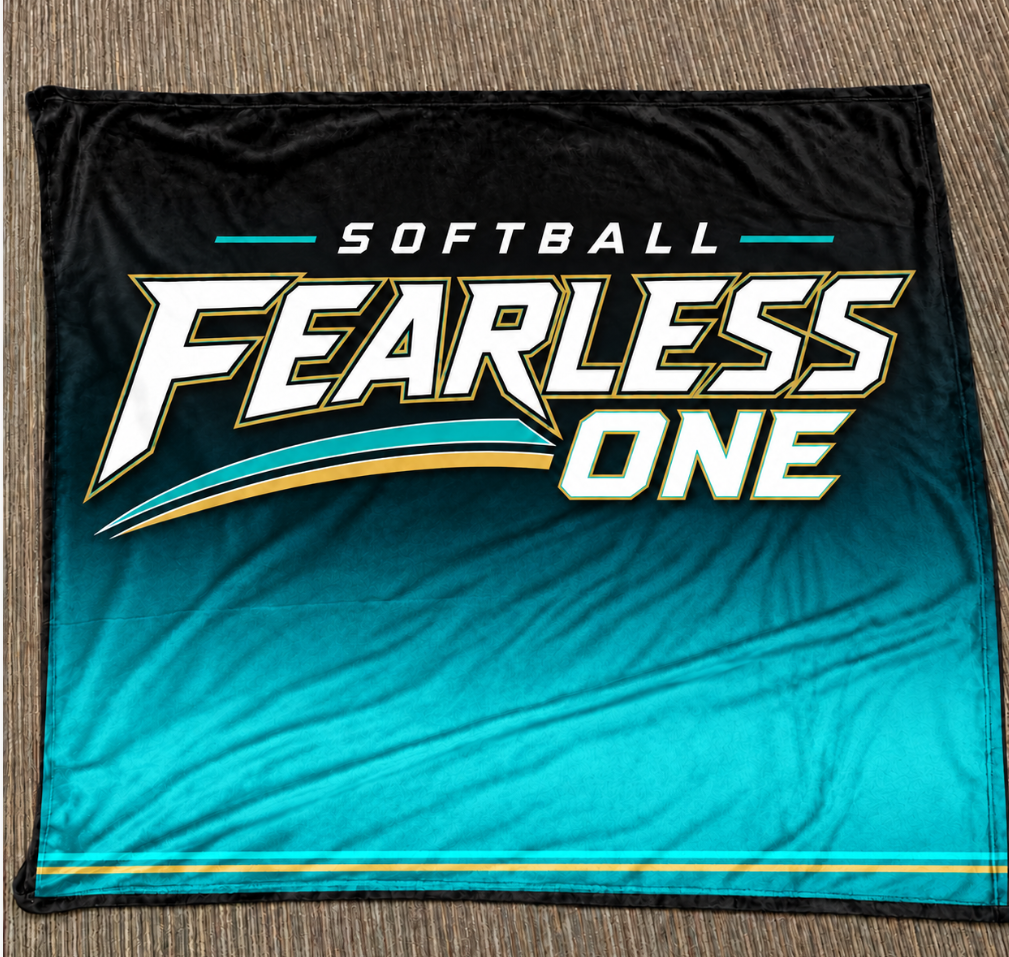 Fearless Softball: Fearless One Softball Blanket