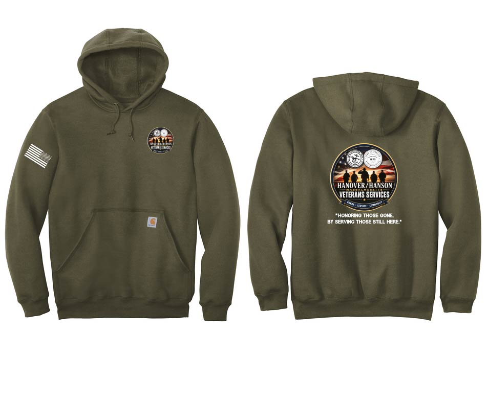 Hanover/Hanson Veteran's Services: Carhartt Midweight Hooded Sweatshirt