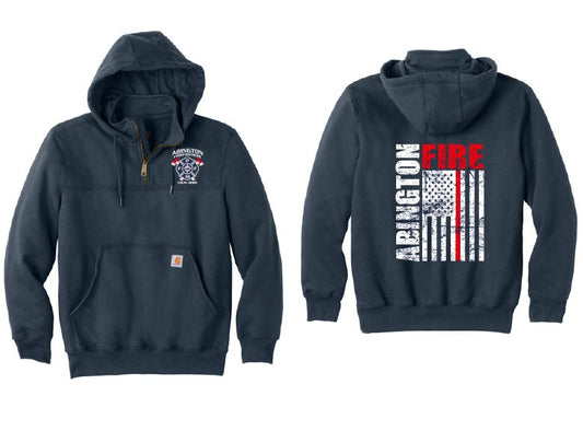 AFD: Carhartt® Rain Defender® Paxton Heavyweight Hooded Zip Mock Sweatshirt