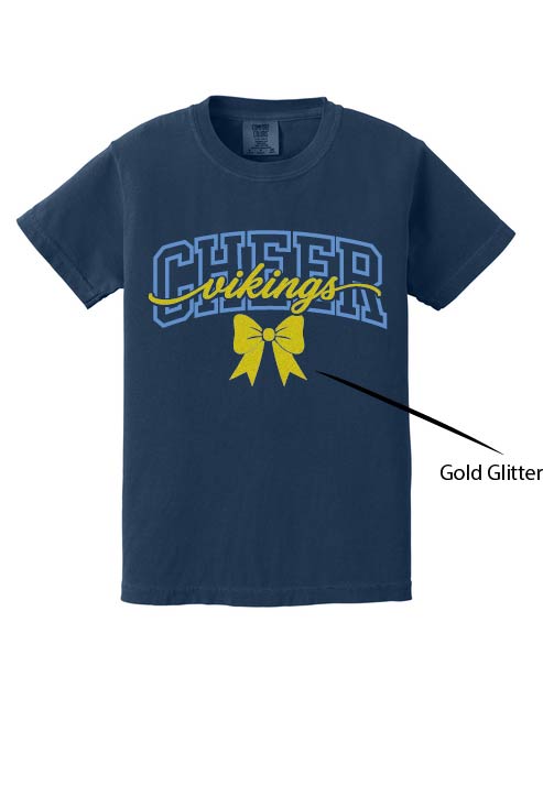 EBCCYF&C: Comfort Colors Cheer Glitter Shirt