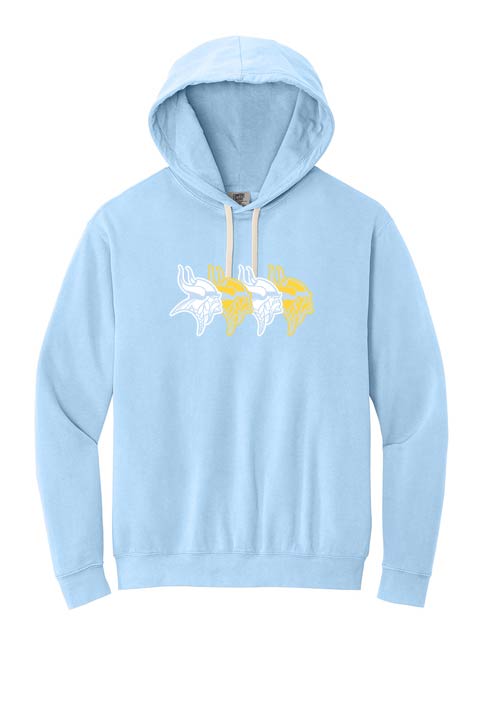 Go Vikings Sports: Comfort Colors Lightweight Vikings Hoodie