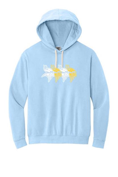 Go Vikings Sports: Comfort Colors Lightweight Vikings Hoodie