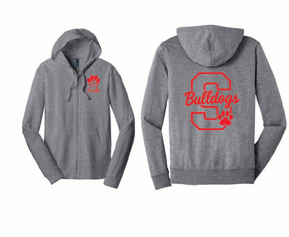 Braintree South: Unisex Lightweight Full Zip Hoodie
