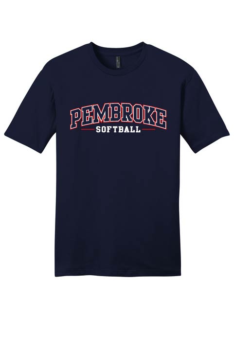 Pembroke Baseball and Softball: Pembroke Softball T-Shirt *Adult and Youth Sizes*