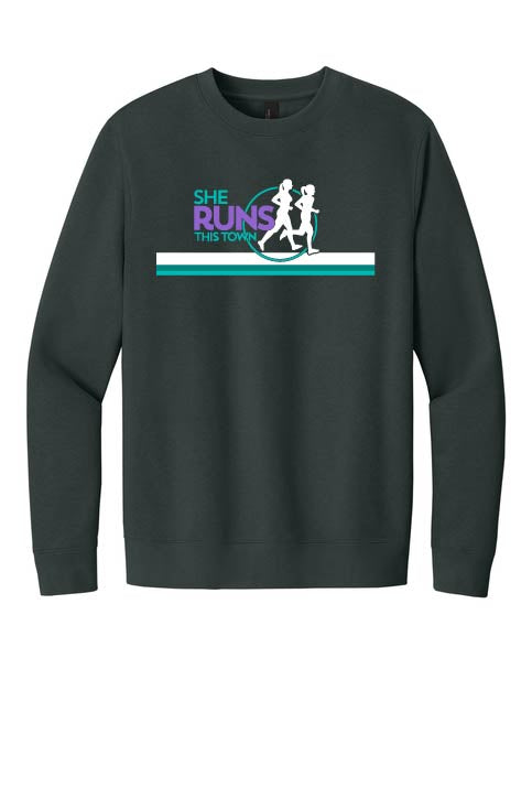 She Runs This Town: District Crewneck Fleece Sweatshirt