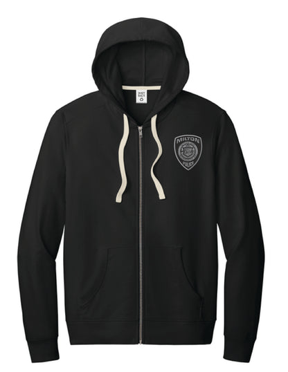 Milton Police: Unisex District Full Zip Hooded Sweatshirt