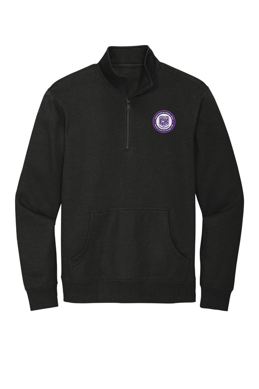 Coach Ken: Embroidered Adult/Unisex 1/4 Zip Pullover Sweatshirt