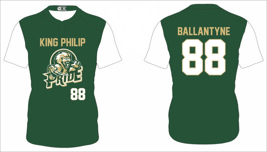 King Philip Pride: Green and White Jersey