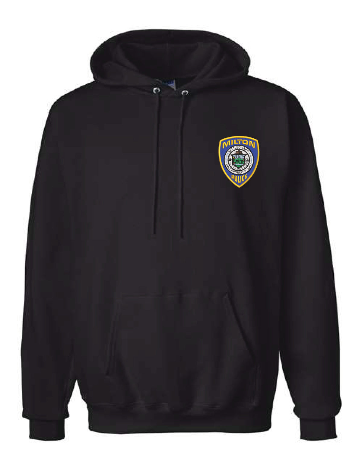 Milton Police: Hanes Hooded Cotton Sweatshirt
