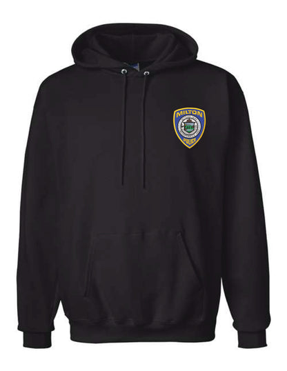 Milton Police: Hanes Hooded Cotton Sweatshirt