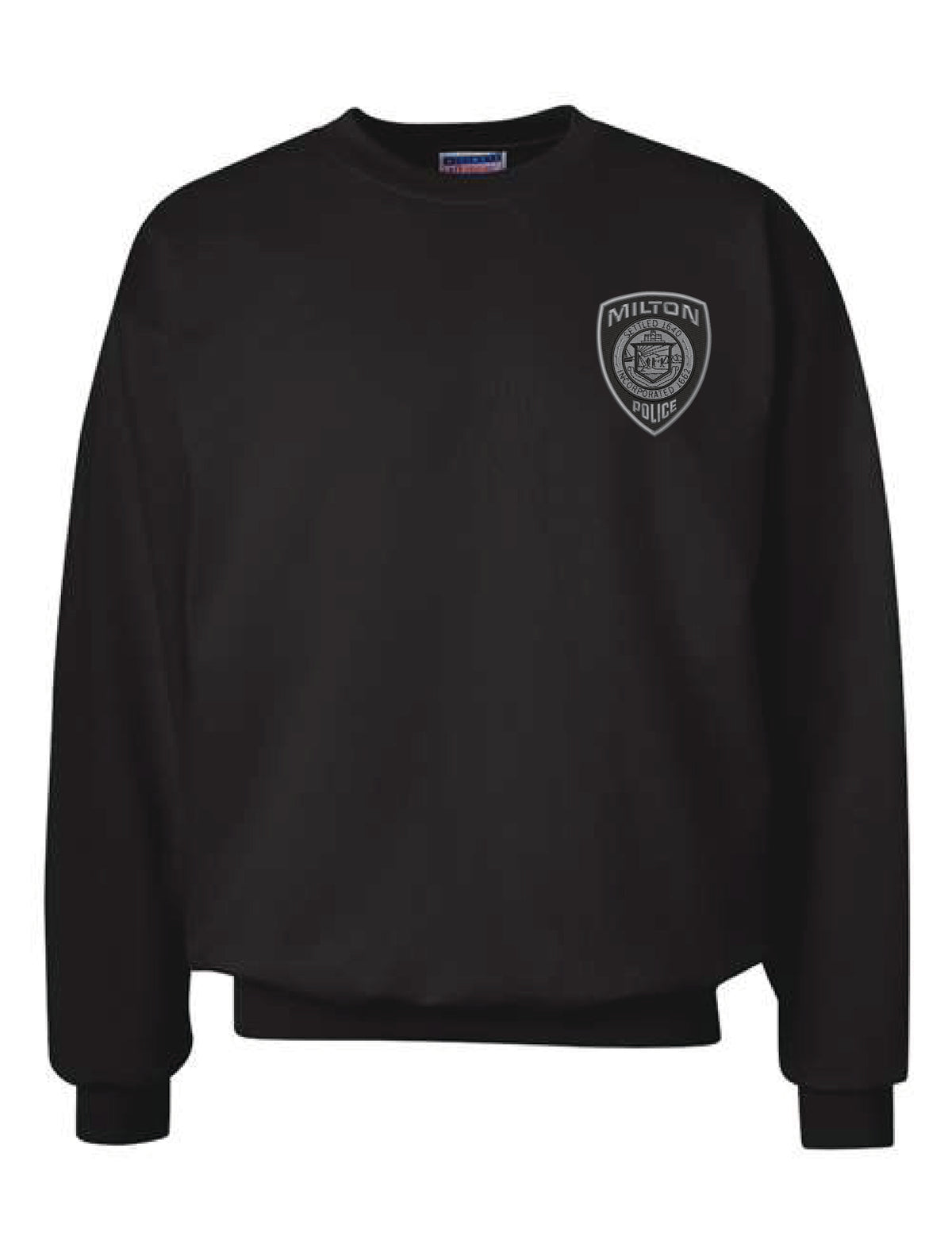 Milton Police: Hanes Crewneck Sweatshirt