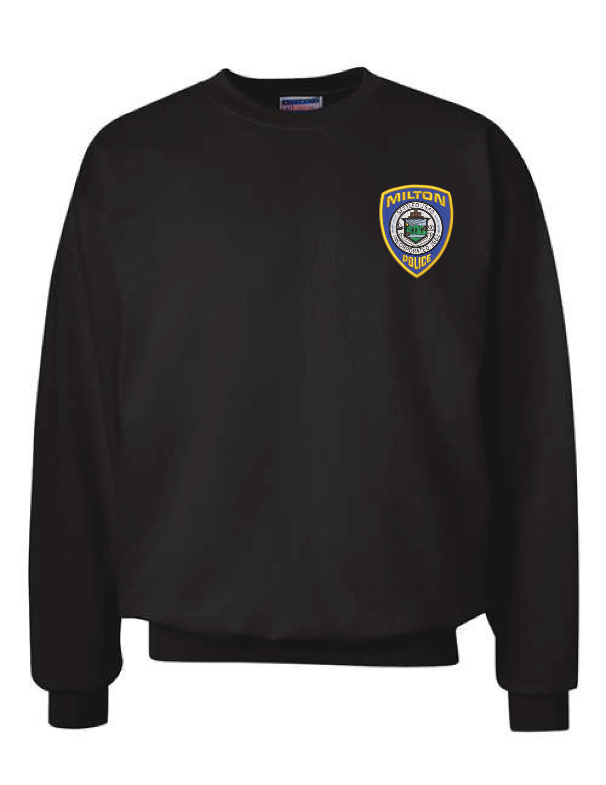 Milton Police: Hanes Crewneck Sweatshirt