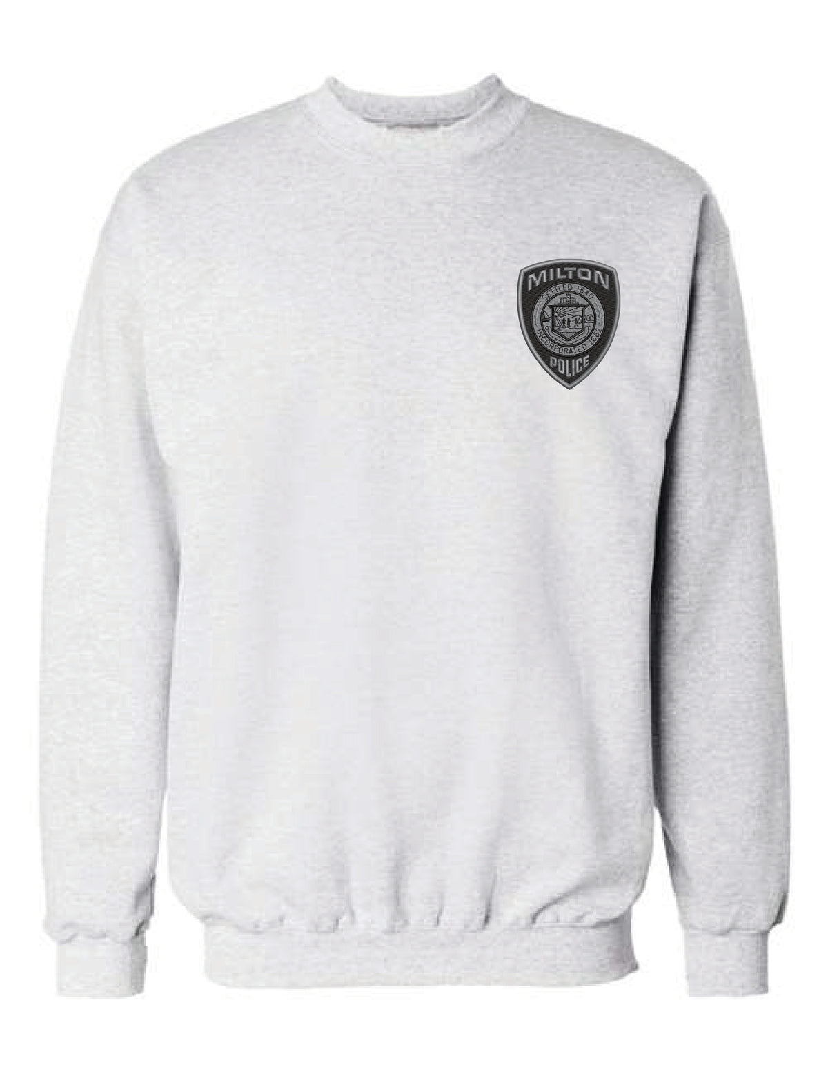 Milton Police: Hanes Crewneck Sweatshirt