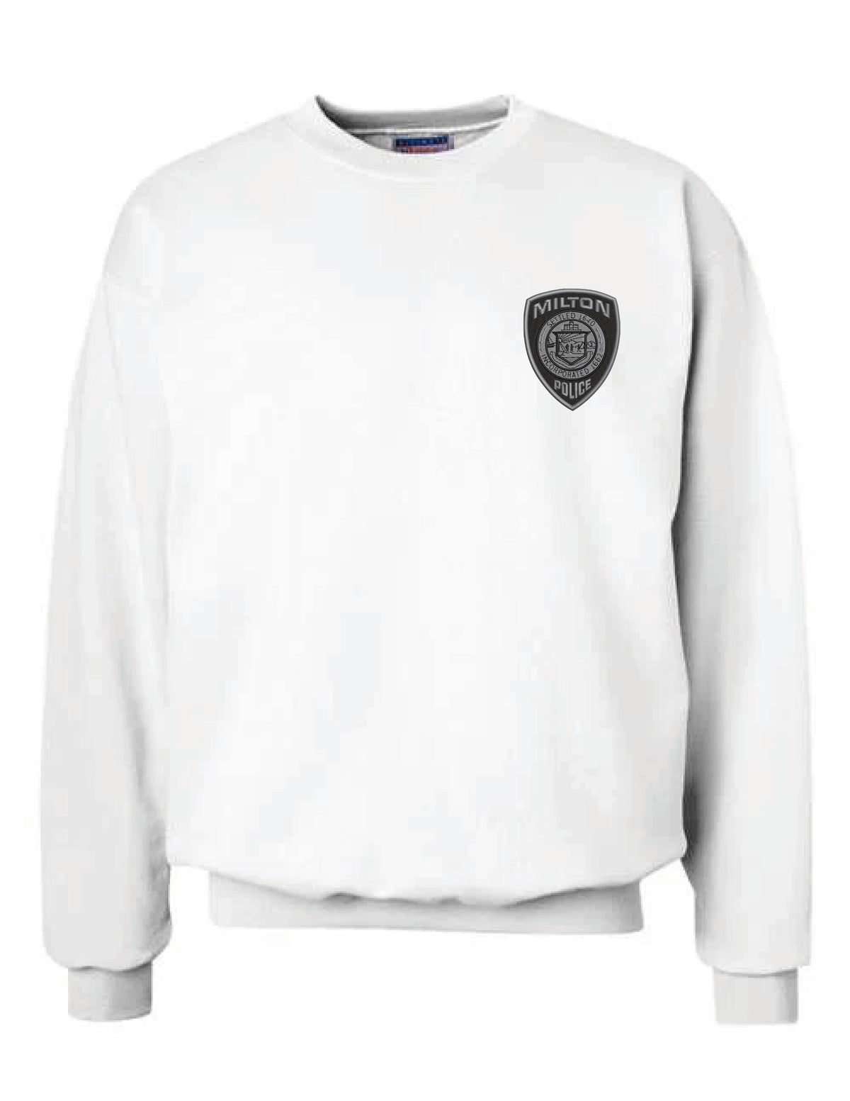 Milton Police: Hanes Crewneck Sweatshirt