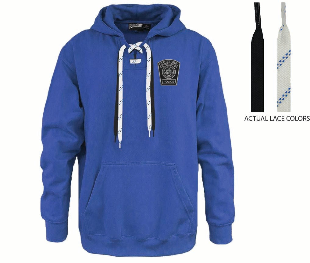 Holbrook Police: Pennant Faceoff Hockey-Style Hooded Sweatshirt