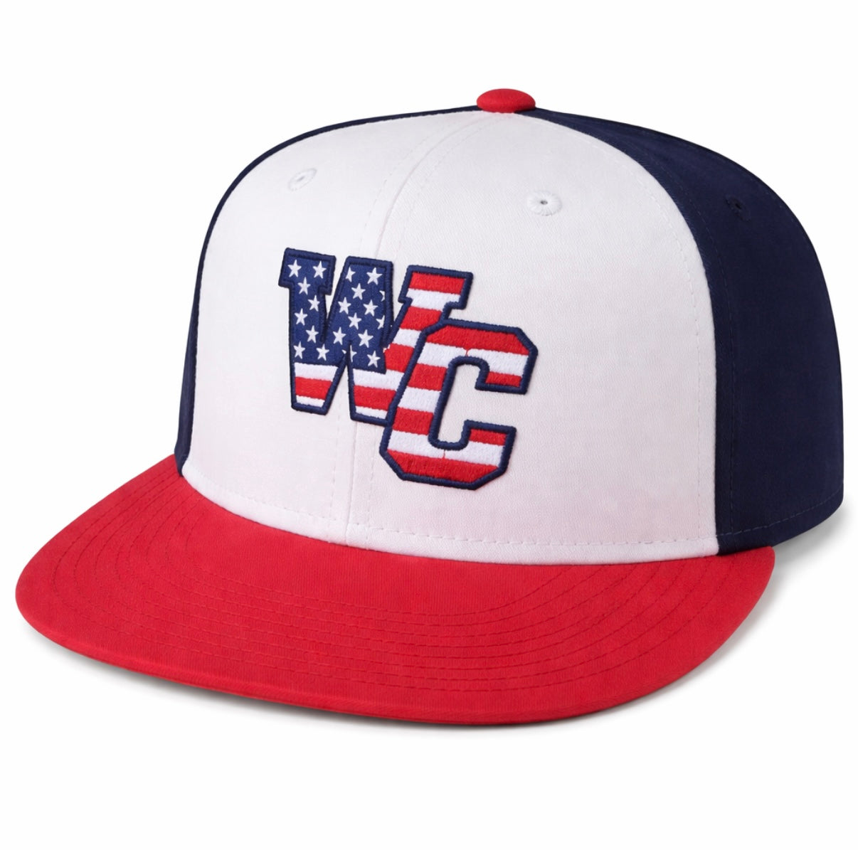 Wheaton Baseball: Flag Flat Bill Cap