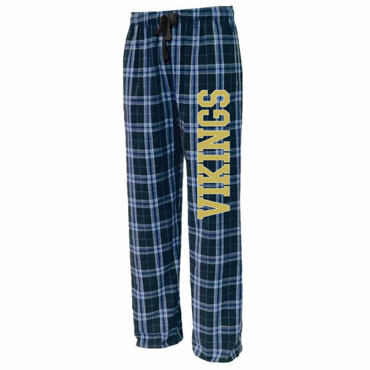 EBCCYF&C: Vikings Navy Flannel Pants
