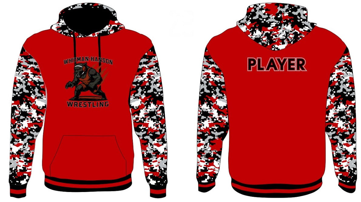 Whitman-Hanson Wrestling: Custom Warm-Up Hoodie
