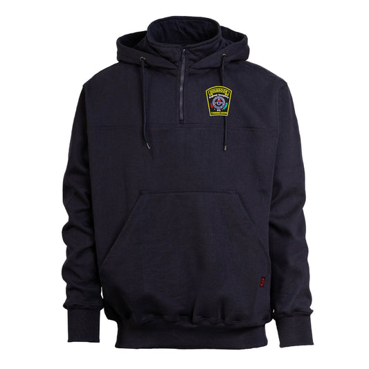 HRECC: The Game Firefighter Hooded Pullover Job Shirt