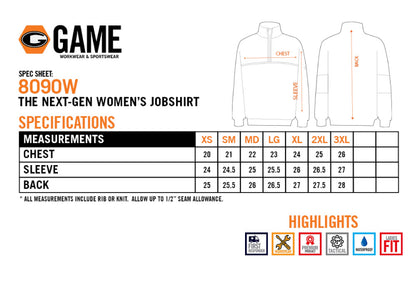 HRECC: The Game Women's Pullover Work Shirt
