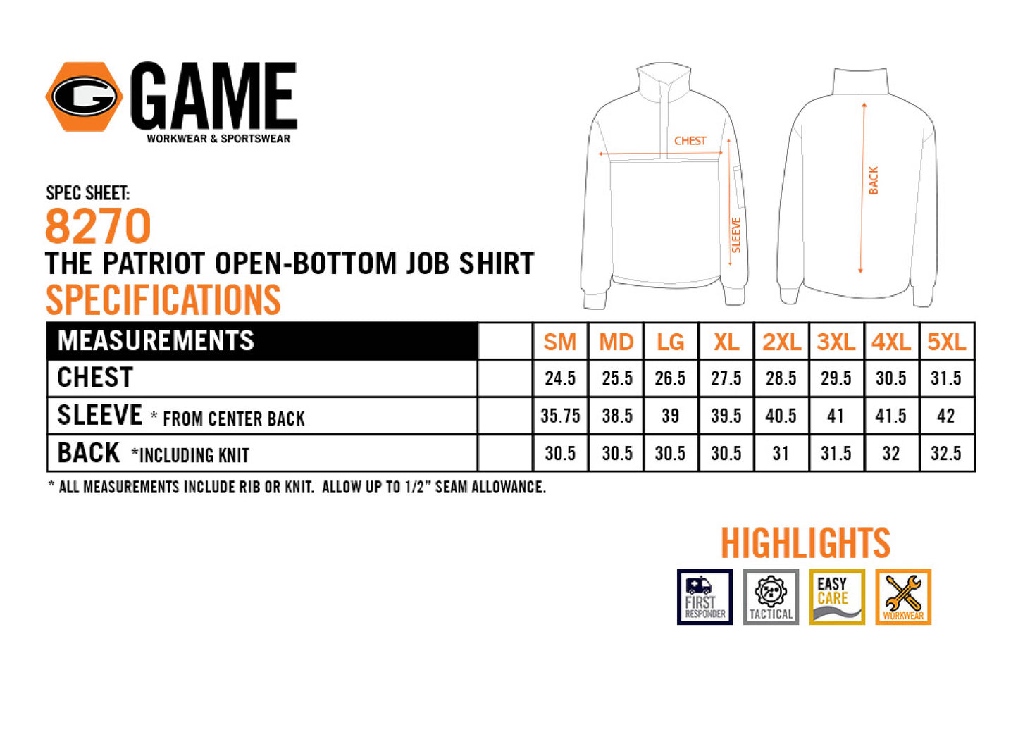 Holbrook Police: The Game Patriot Open Bottom Pullover