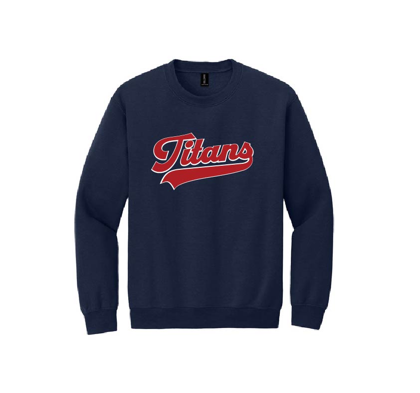 Pembroke Baseball and Softball: Gildan Unisex Crewneck Sweatshirt