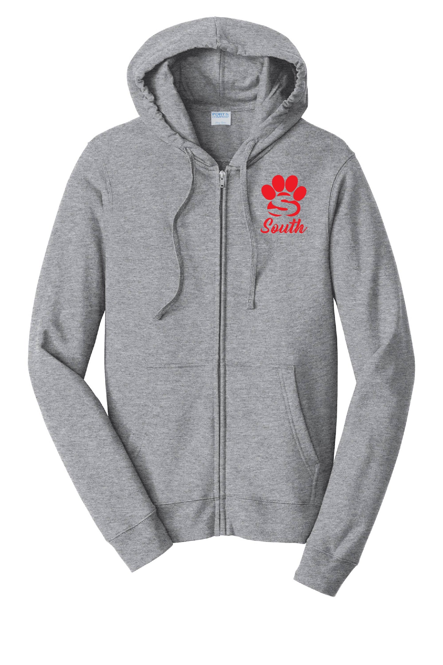 Braintree South: Embroidered Full Zip Fleece Hoodie