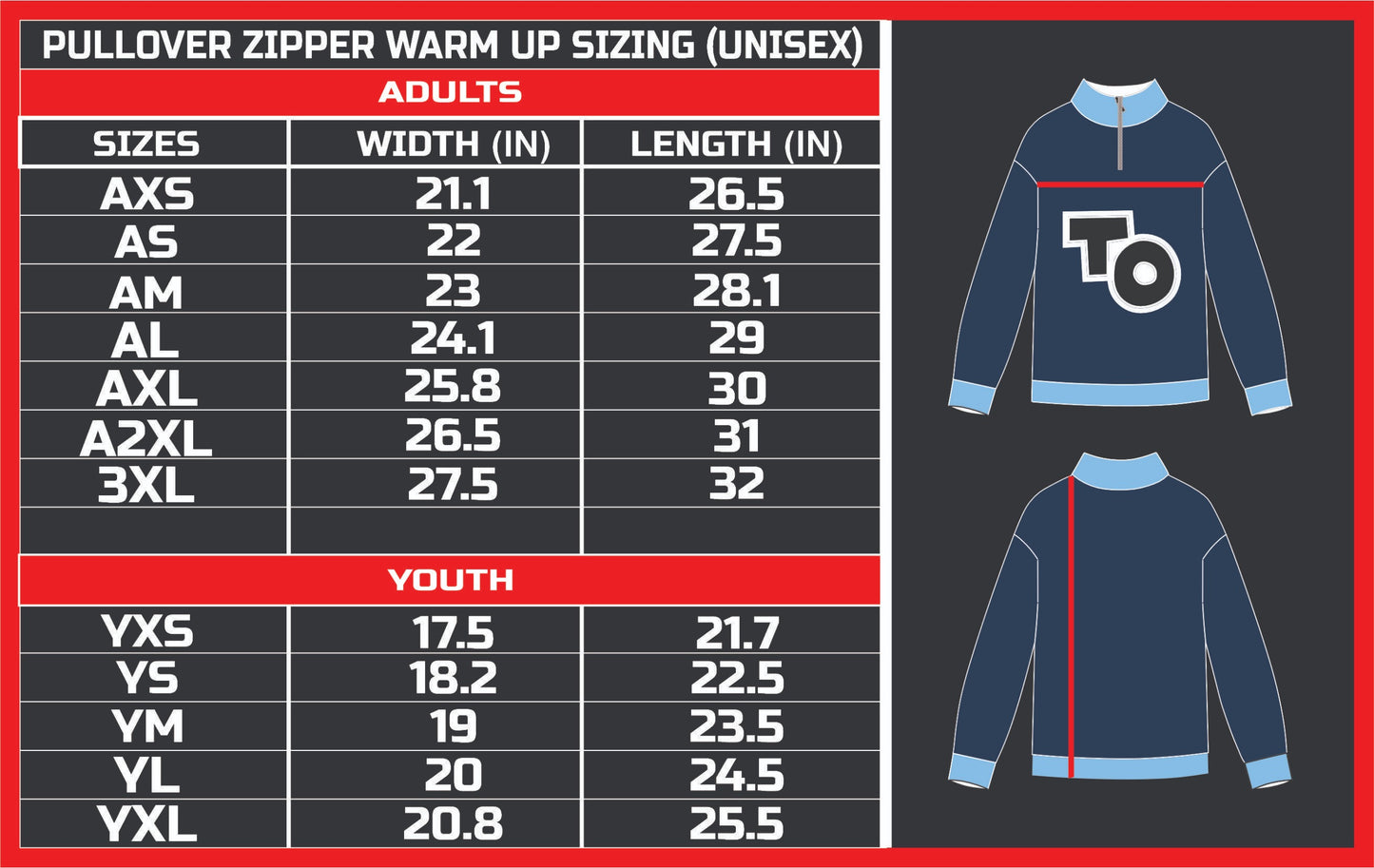 EBYBA: Unisex Warm Up Pullover