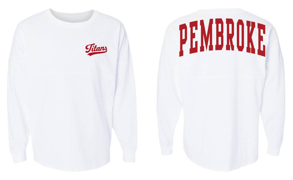 Pembroke Baseball and Softball: Billboard Oversized Long Sleeve
