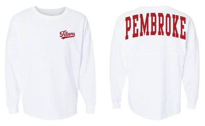 Pembroke Baseball and Softball: Billboard Oversized Long Sleeve