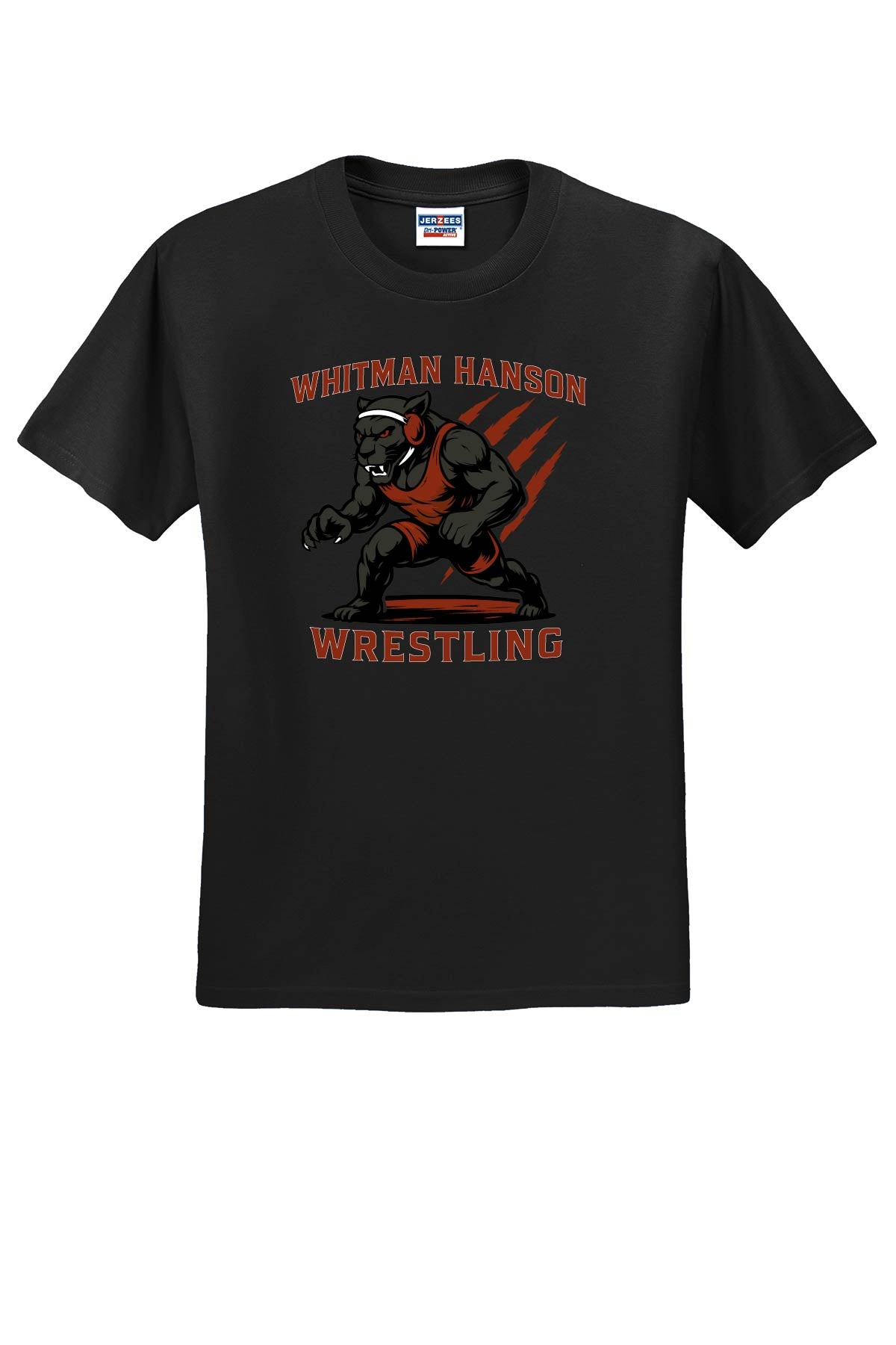 Whitman Hanson Wrestling: Jerzees Short Sleeve T-Shirt *Adult and Youth Sizes*