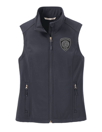 Milton Police: Port Authority Women's Core Soft Shell Vest