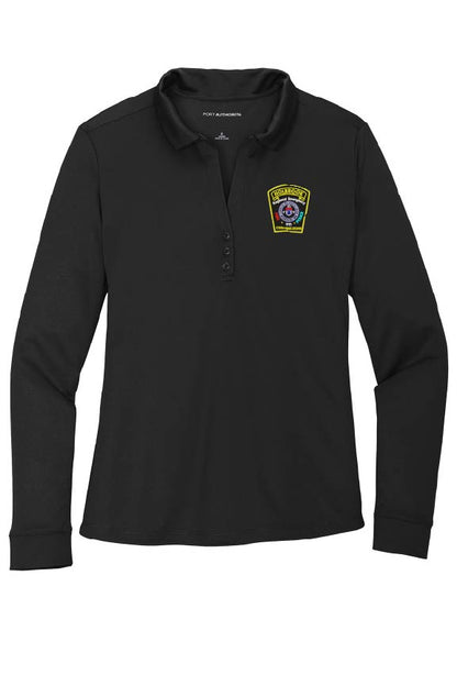 HRECC: Port Authority Women's Silk Touch™ Performance Long Sleeve Polo