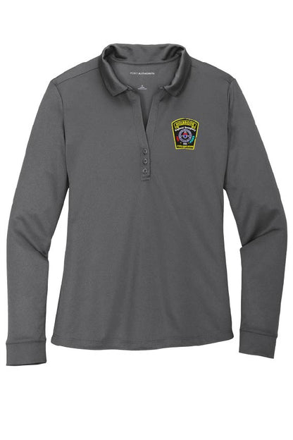 HRECC: Port Authority Women's Silk Touch™ Performance Long Sleeve Polo