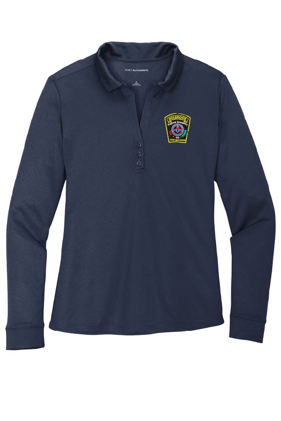 HRECC: Port Authority Women's Silk Touch™ Performance Long Sleeve Polo